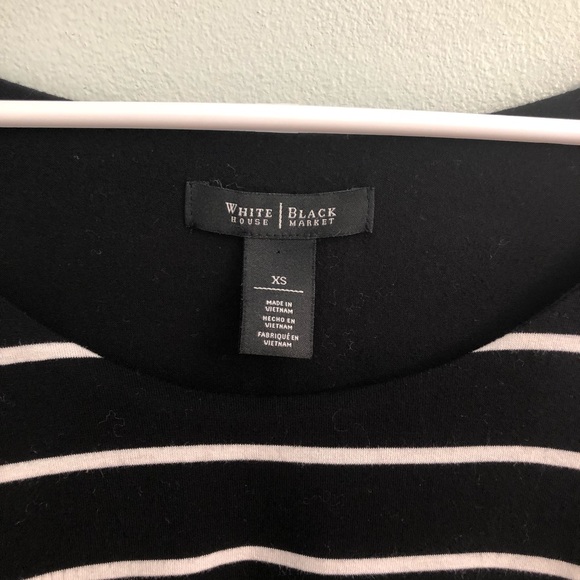 WHBM Double Layer Stripe Tunic Top XS - Picture 5 of 6